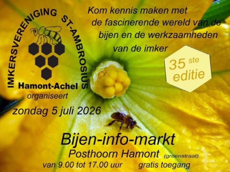 Bijen-info-markt te Hamont Achel